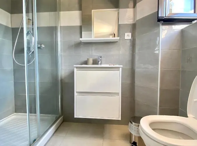 Terrasse Vue Clim Wifi Parking Appartement Partinello