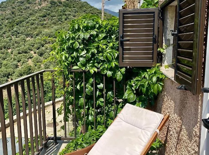 Terrasse Vue Clim Wifi Parking Appartement Partinello